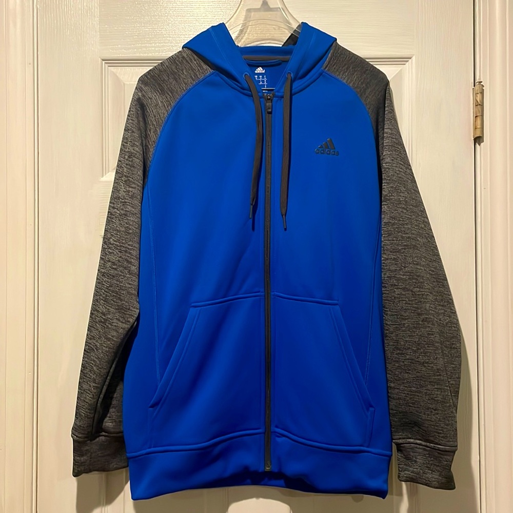 Adidas hooded jacket size M